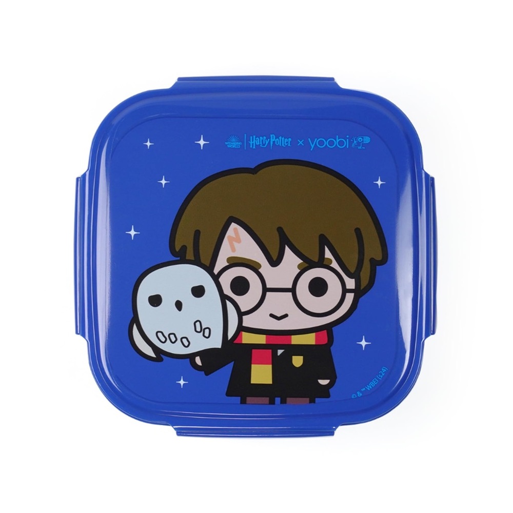 Harry Potter Hedwig Bento Box & Ice Pack 3 Compartment Lunch Box, BPA & PVC Free